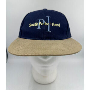 South Padre Island Hat Baseball Dad Cap Two Tone Vacation Beach Texas